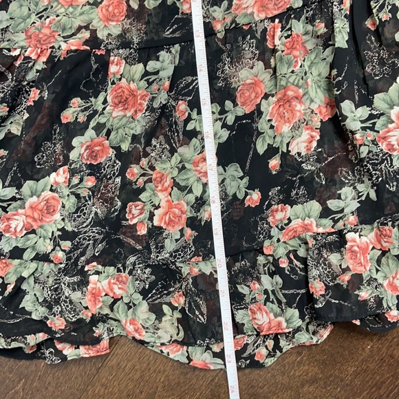 Toni Floral Sheer Multi Layered Beach Coverup Tank Dress - Picture 9 of 9